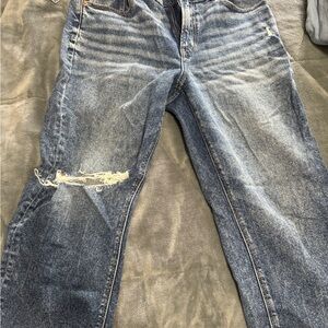 American Eagle Outfitters Distressed Straight Leg